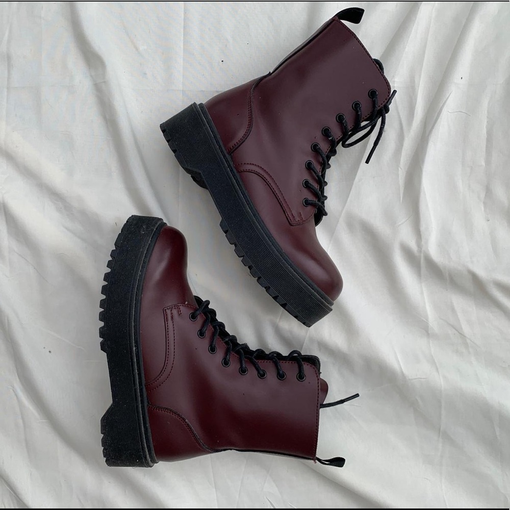Burgundy Boots
